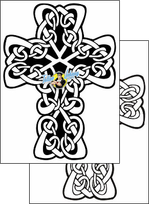 Cross Tattoo religious-and-spiritual-cross-tattoos-lucky-celtic-lcf-00695