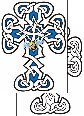 Cross Tattoo religious-and-spiritual-cross-tattoos-lucky-celtic-lcf-00759