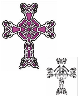 Cross Tattoo Religious & Spiritual tattoo | LCF-00761