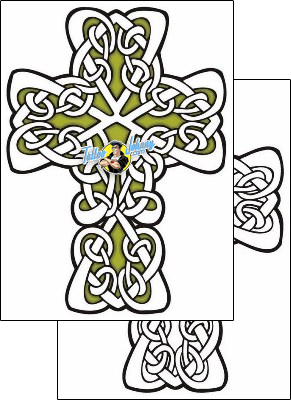 Cross Tattoo religious-and-spiritual-cross-tattoos-lucky-celtic-lcf-00799
