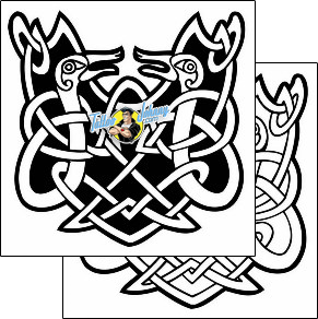 Bird Tattoo animal-bird-tattoos-lucky-celtic-lcf-00922