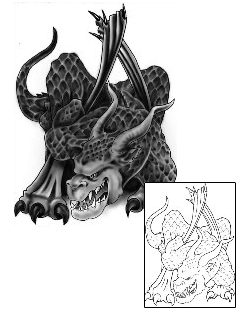Monster Tattoo Mythology tattoo | LDF-00040