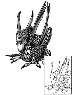 Bird Tattoo Mythology tattoo | LDF-00047