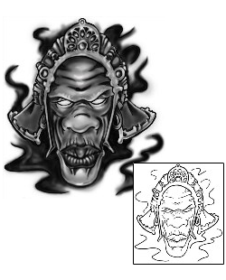 Aztec Tattoo Horror tattoo | LDF-00050