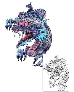 Dragon Tattoo Mythology tattoo | LDF-00056