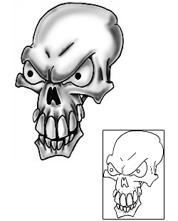 Skull Tattoo Horror tattoo | LDF-00063