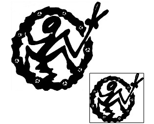 Peace Symbol Tattoo Miscellaneous tattoo | LFF-00002