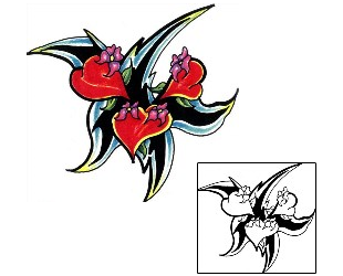 Heart Tattoo Plant Life tattoo | LFF-00007
