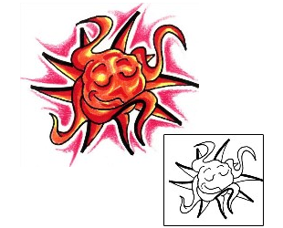 Sun Tattoo Astronomy tattoo | LFF-00012