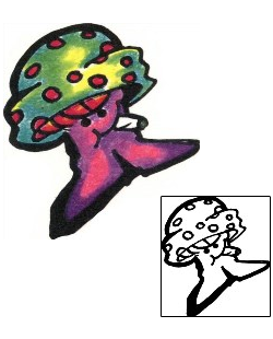 Mushroom Tattoo Tattoo Styles tattoo | LFF-00045