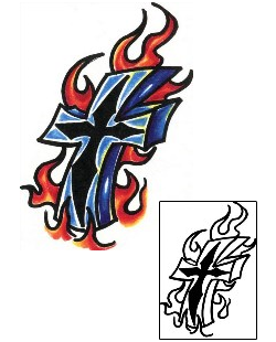 Fire – Flames Tattoo Religious & Spiritual tattoo | LFF-00047