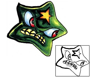 Cartoon Tattoo Tattoo Styles tattoo | LFF-00055