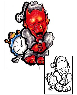 Devil - Demon Tattoo Tattoo Styles tattoo | LFF-00056