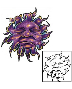 Sun Tattoo Astronomy tattoo | LFF-00064