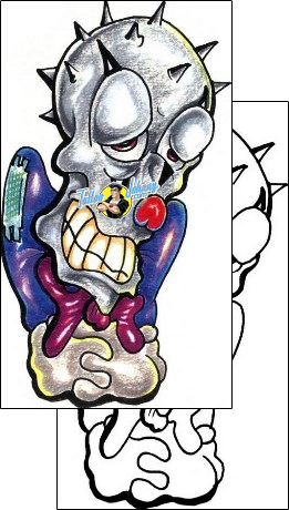 Scary Tattoo clown-tattoos-low-life-lff-00088