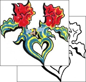 Flower Tattoo plant-life-flowers-tattoos-low-life-lff-00089
