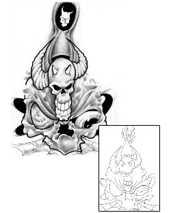 Monster Tattoo Horror tattoo | LFF-00104