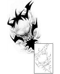 Scary Tattoo Tattoo Styles tattoo | LFF-00108
