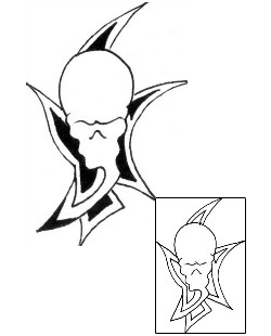 Evil Tattoo Horror tattoo | LFF-00115