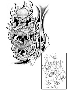 Fire – Flames Tattoo Miscellaneous tattoo | LFF-00120