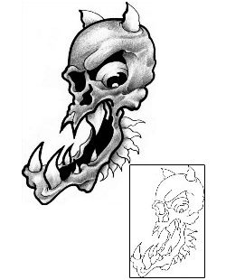 Monster Tattoo Horror tattoo | LFF-00121