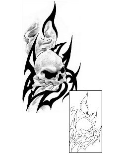Scary Tattoo Tattoo Styles tattoo | LFF-00140