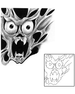 Evil Tattoo Horror tattoo | LFF-00142