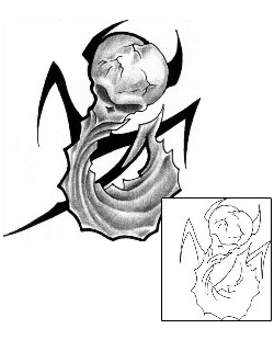 Scary Tattoo Tattoo Styles tattoo | LFF-00156