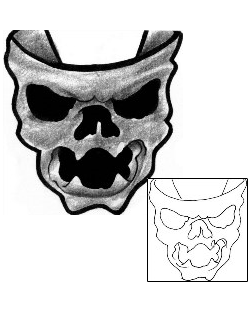 Mask Tattoo Miscellaneous tattoo | LFF-00160