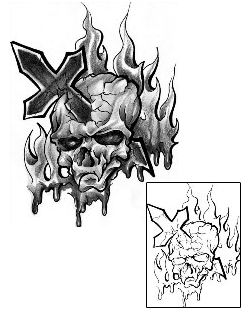 Cross Tattoo Horror tattoo | LFF-00213