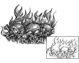 Scary Tattoo Horror tattoo | LFF-00229