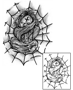 Spider Web Tattoo Horror tattoo | LFF-00232