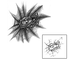 Spider Tattoo Insects tattoo | LFF-00243
