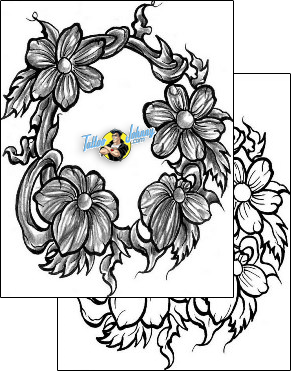 Flower Tattoo flower-tattoos-low-life-lff-00257