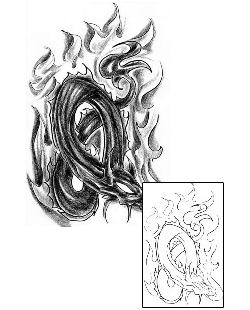 Dragon Tattoo Mythology tattoo | LFF-00288