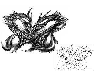 Dragon Tattoo Mythology tattoo | LFF-00298
