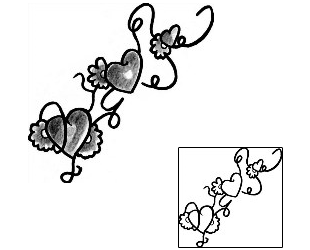 Heart Tattoo Plant Life tattoo | LFF-00353