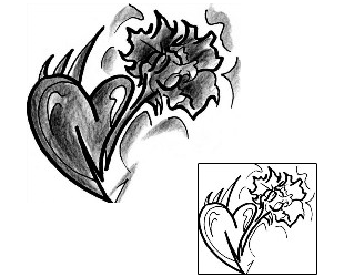 Heart Tattoo For Women tattoo | LFF-00355