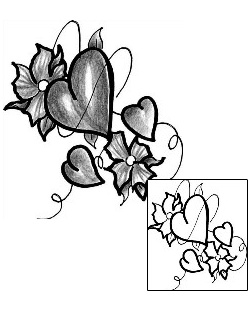 Heart Tattoo Plant Life tattoo | LFF-00366