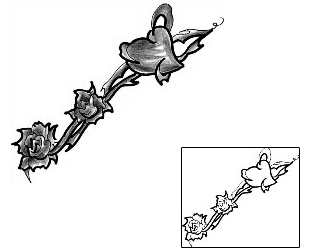 Heart Tattoo Plant Life tattoo | LFF-00402