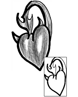 Heart Tattoo LFF-00405