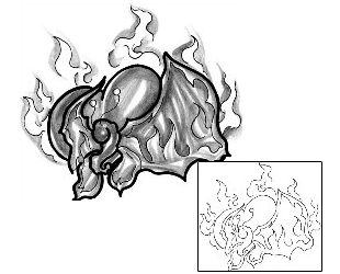 Fire – Flames Tattoo For Women tattoo | LFF-00427