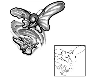 Butterfly Tattoo For Women tattoo | LFF-00428