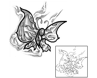 Butterfly Tattoo For Women tattoo | LFF-00434