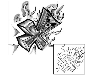 Cross Tattoo Miscellaneous tattoo | LFF-00450