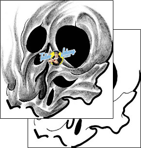 Skull Tattoo horror-skull-tattoos-low-life-lff-00489
