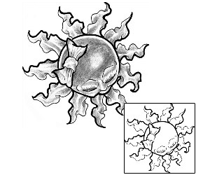 Sun Tattoo Astronomy tattoo | LFF-00550