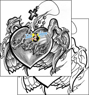 Heart Tattoo heart-tattoos-low-life-lff-00562