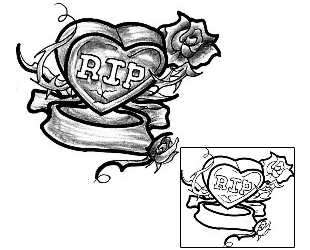 Rest In Peace Tattoo For Women tattoo | LFF-00564