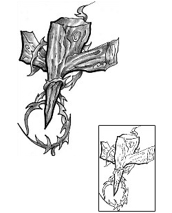 Cross Tattoo Religious & Spiritual tattoo | LFF-00584